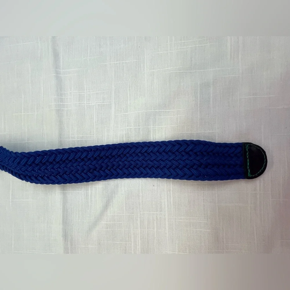 J Crew Factory Boys Crewcuts Royal Blue Woven Belt--Size L